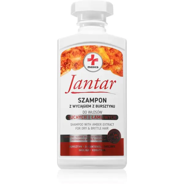 Ideepharm Ideepharm Jantar Medica intenzivni hranilni šampon za suhe lase 330 ml