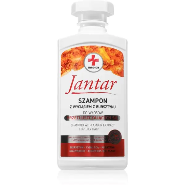 Ideepharm Ideepharm Jantar Medica šampon za mastne lase 330 ml