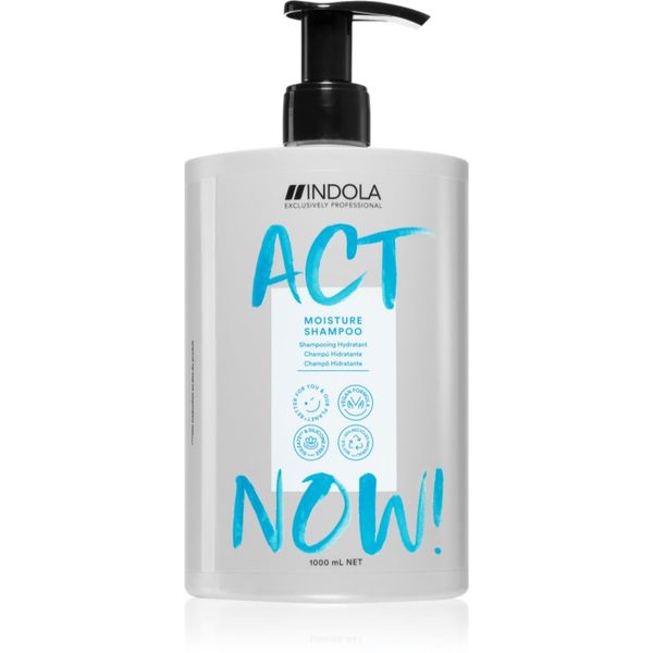 Indola Indola Act Now! Moisture vlažilni šampon za lase 1000 ml