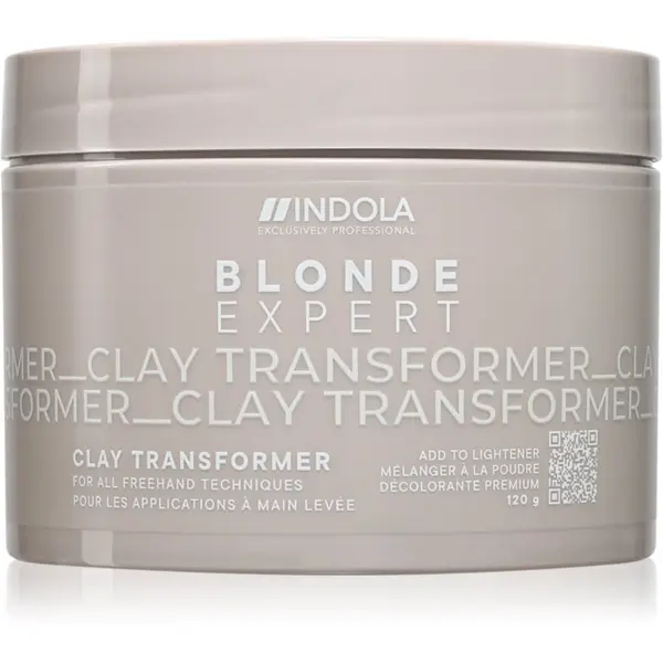 Indola Indola Blond Expert Clay Transformer posvetlitveni puder za blond lase 120 g