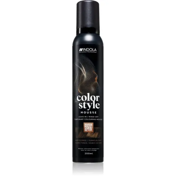 Indola Indola Color Style Mousse tonirana pena za lase odtenek Dark Blonde 200 ml