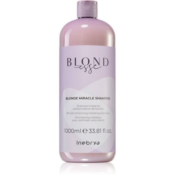 Inebrya Inebrya BLONDesse Blonde Miracle Shampoo čistilni razstrupljevalni šampon za blond lase 1000 ml