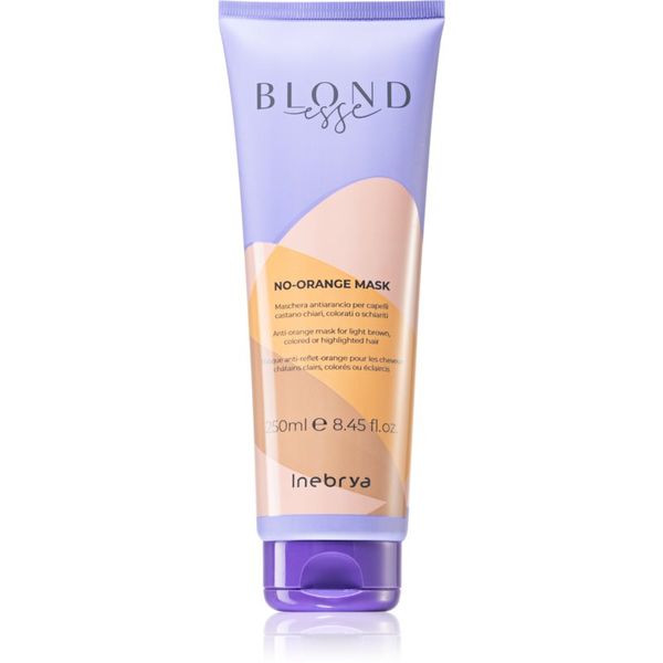 Inebrya Inebrya BLONDesse No-Orange Mask maska za lase za nevtralizacijo medeninastih podtonov 250 ml