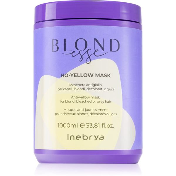 Inebrya Inebrya BLONDesse No-Yellow Mask maska za lase za nevtralizacijo rumenih odtenkov 1000 ml