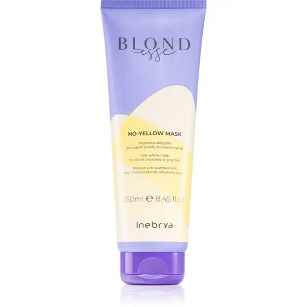 Inebrya Inebrya BLONDesse No-Yellow Mask maska za lase za nevtralizacijo rumenih odtenkov 250 ml