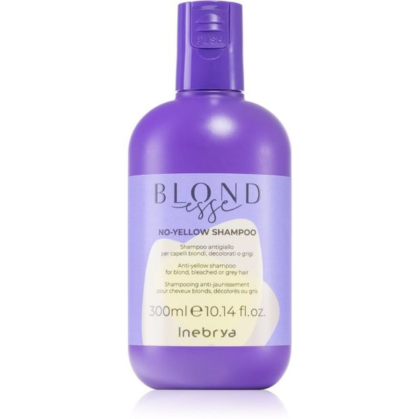 Inebrya Inebrya BLONDesse No-Yellow Shampoo šampon za nevtralizacijo rumenih tonov za blond in sive lase 300 ml
