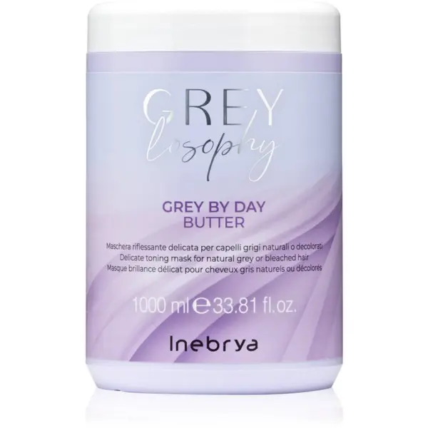 Inebrya Inebrya Greylosophy Grey By Day Butter maska za lase za sive lase 1000 ml