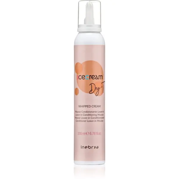 Inebrya Inebrya Ice Cream Dry-T Whipped Cream vlažilna pena za lase 200 ml
