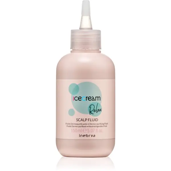 Inebrya Inebrya Ice Cream Relax Scalp Fluid Pre-shampoo nega pred šamponiranjem na pokožku hlavy 150 ml