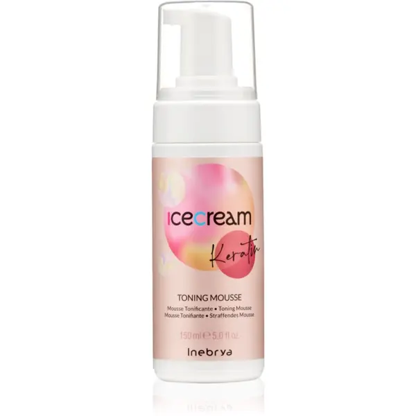 Inebrya Inebrya Keratin Toning Mousse regeneracijska pena za lase s keratinem 150 ml