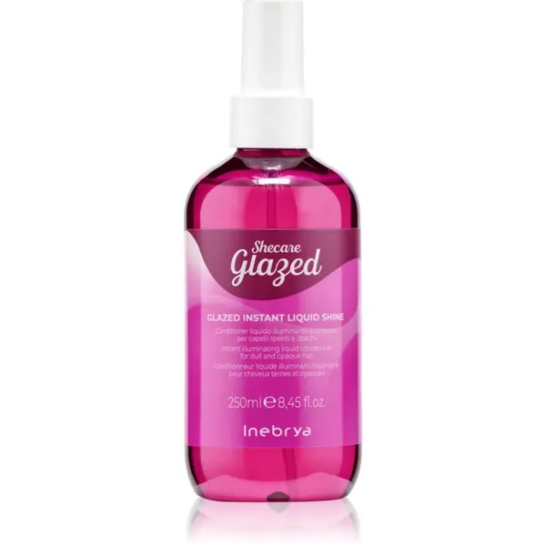 Inebrya Inebrya Shecare Glazed Instant Liquid Conditioner vlažilni balzam za sijaj in mehkobo las 250 ml