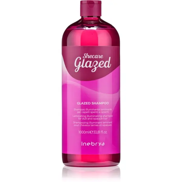 Inebrya Inebrya Shecare Glazed Shampoo osvetljevalni šampon za sijaj in mehkobo las 1000 ml