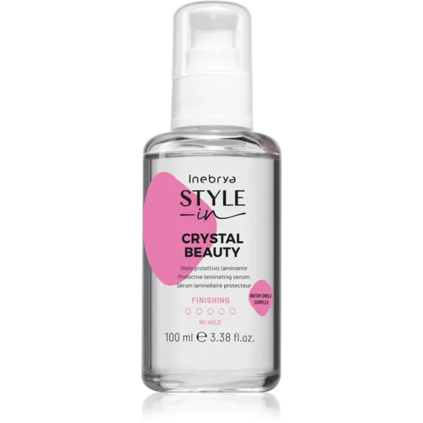 Inebrya Inebrya Style-In Crystal Beauty zaščitni fluid za sijaj in mehkobo las 100 ml