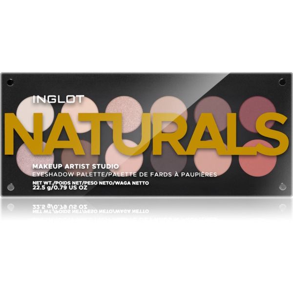 Inglot Inglot Makeup Artist Studio Palette paleta senčil za oči odtenek NATURALS 18,7 g