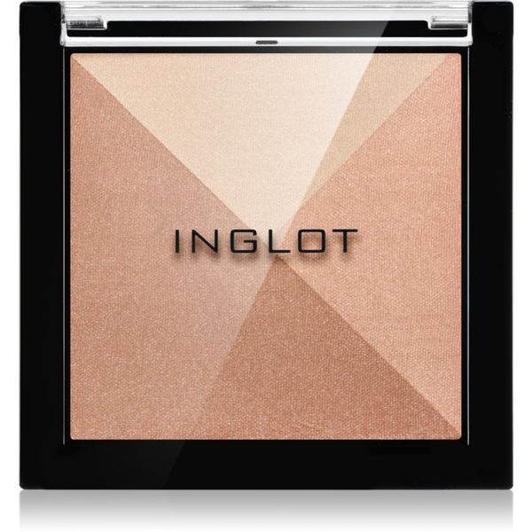 Inglot Inglot Multicolour System Highlighting & Bronzing Powder posvetlitvena in bronz paleta odtenek 12 8,8 g