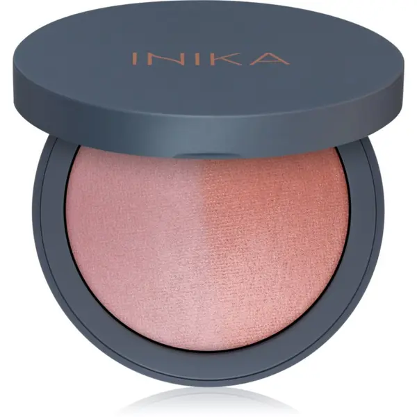 Inika Organic INIKA Organic Blush Duo duo rdečilo odtenek Burnt Peach 6,5 g