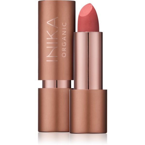 Inika Organic INIKA Organic Creamy Lipstick kremasta vlažilna šminka odtenek Pink Poppy 4,2 g