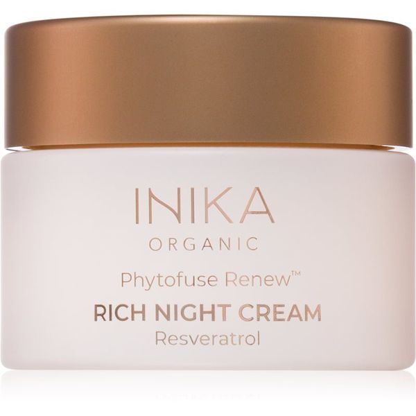 Inika Organic INIKA Organic Phytofuse Renew Rich Night Cream antioksidacijska nočna krema 50 ml