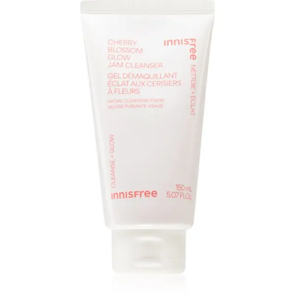 innisfree innisfree Cherry Blossom Glow Jam Cleanser vlažilni čistilni gel za osvetlitev kože 150 ml