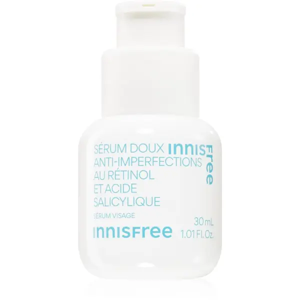 innisfree innisfree Gentle Retinol Salicylic Anti-Blemish Serum pomirjajoči serum za obraz proti nepravilnostim na aknasti koži 30 ml