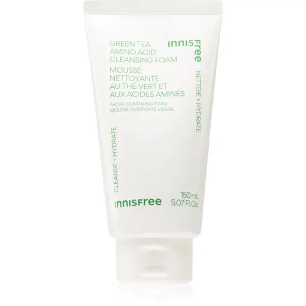 innisfree innisfree Green Tea Amino Acid Cleansing Foam nežna čistilna pena z vlažilnim učinkom 150 ml