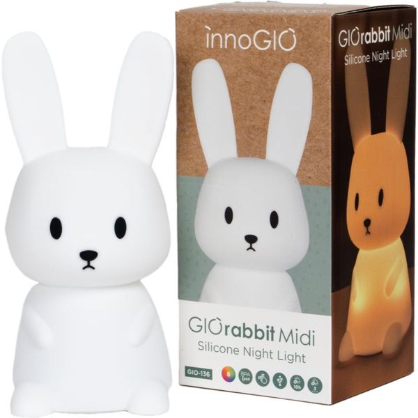 innoGIO innoGIO GIORabbit Midi nočna lučka 2 v 1 1 kos