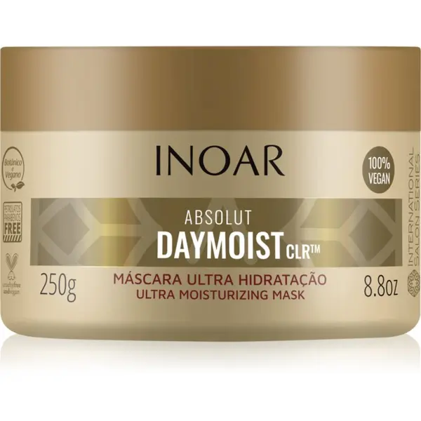 INOAR INOAR Absolut Daymoist CLR™ intenzivna vlažilna maska za suhe in barvane lase 250 g