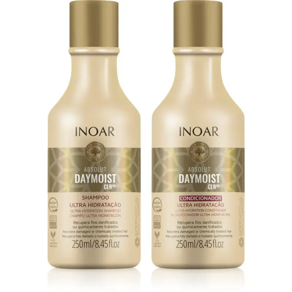 INOAR INOAR Absolut Daymoist CLR™ set za suhe in barvane lase 2x250 ml