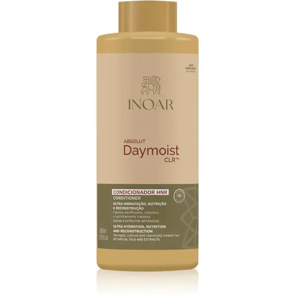 INOAR INOAR Absolut Daymoist Conditioner vlažilni balzam za poškodovane in kemično obdelane lase 800 ml