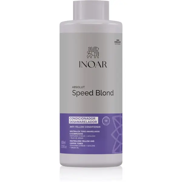 INOAR INOAR Absolut Speed Blond Conditioner balzam za blond lase in lase s prameni 800 ml