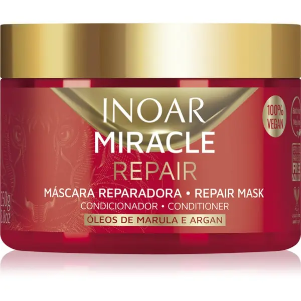 INOAR INOAR Miracle Repair regeneracijska maska za suhe in poškodovane lase 250 g