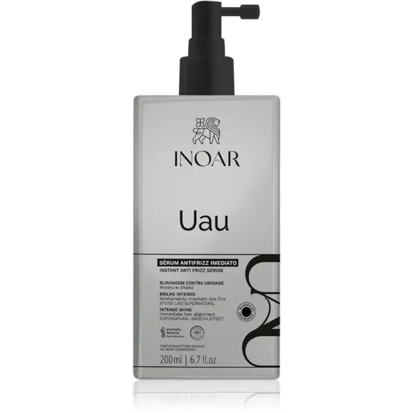 INOAR INOAR Uau Anti-Frizz serum za glajenje proti krepastim lasem 200 ml