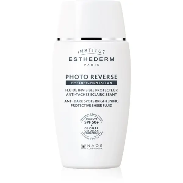 Institut Esthederm Institut Esthederm Photo Reverse Hyperpigmentation zaščitni fluid proti pigmentnim madežem SPF 50+ 40 ml