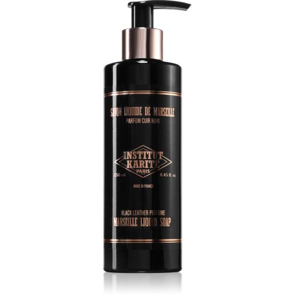 Institut Karité Paris Institut Karité Paris Black Leather Marseille Liquid Soap luksuzno tekoče milo 250 ml