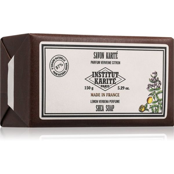 Institut Karité Paris Institut Karité Paris Lemon Verbena Shea Soap trdo milo z karitejevim maslom 150 g