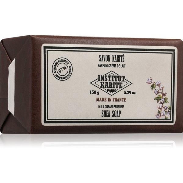 Institut Karité Paris Institut Karité Paris Milk Cream Shea Soap trdo milo z karitejevim maslom Milk Cream 150 g
