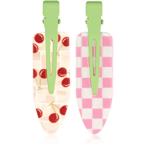 invisibobble invisibobble Clipstar Cherry Topping sponke za lase 2 kos