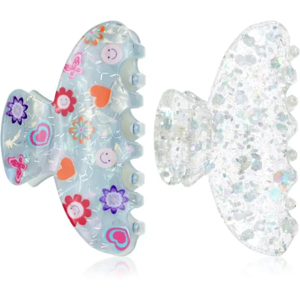 invisibobble invisibobble Clipstar Cosmic Glow sponke za lase velikost M 2 kos