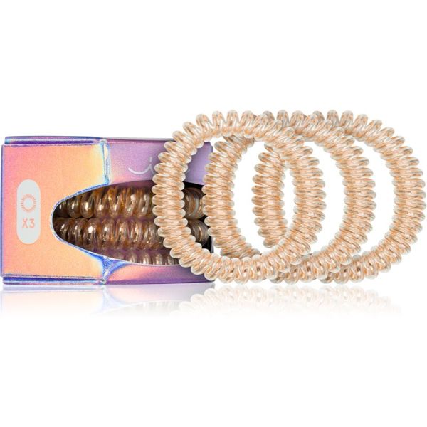 invisibobble invisibobble Slim Premium elastike za lase Bronze Me Pretty 3 kos