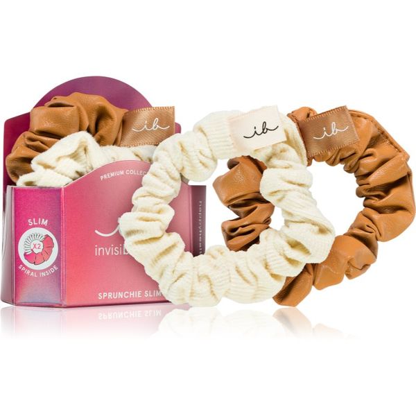 invisibobble invisibobble Sprunchie Slim Creme de Caramel elastike za lase 2 ks 2 kos