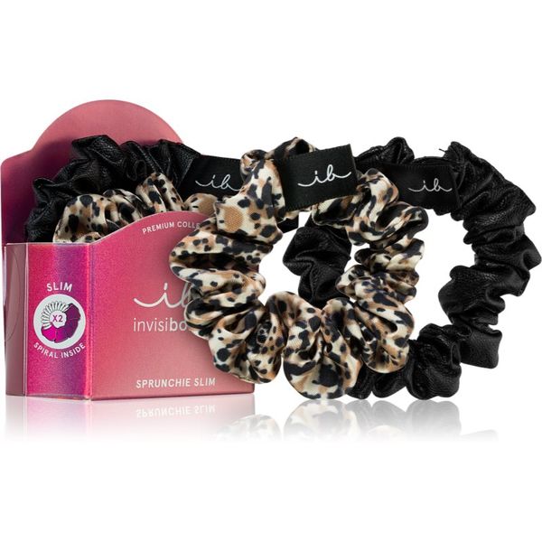 invisibobble invisibobble Sprunchie Slim Leo is the New Black elastike za lase 2 ks 2 kos