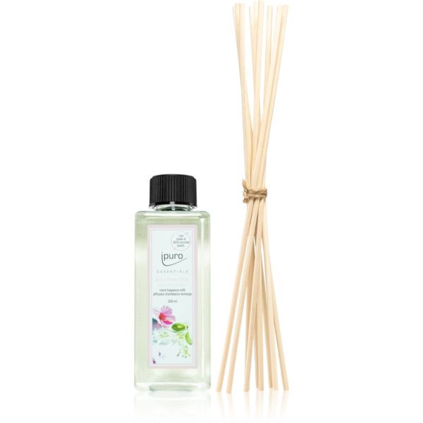 ipuro ipuro Essentials Flower Bowl nadomestno polnilo za aroma difuzor + nadomestne paličice za aroma difuzorje 200 ml