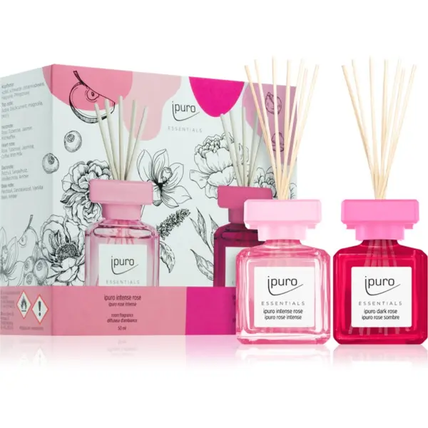ipuro ipuro Essentials Intense & Dark Rose darilni set 2x50 ml