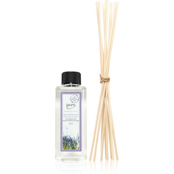 ipuro ipuro Essentials Lavender Touch nadomestno polnilo za aroma difuzor + nadomestne paličice za aroma difuzorje 200 ml
