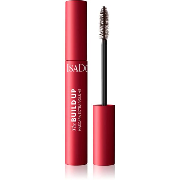 IsaDora IsaDora Build Up Mascara Extra Volume maskara za ekstra volumen odtenek 02 Dark Brown 10 ml