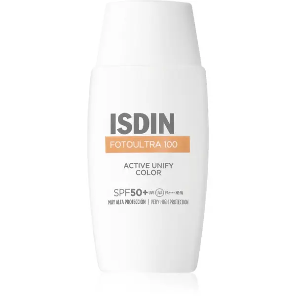 ISDIN ISDIN FotoUltra 100 Active Unify Color Depigmentant SPF50+ zaščitni tonirani fluid za obraz 50 ml