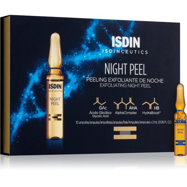 ISDIN ISDIN Isdinceutics Night Peel eksfoliacijski piling serum v ampulah 10x2 ml