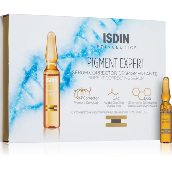 ISDIN ISDIN Isdinceutics Pigment Expert posvetlitveni korekcijski serum proti pigmentnim madežem v ampulah 10x2 ml