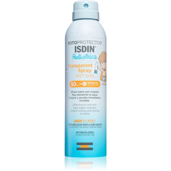 ISDIN ISDIN Pediatrics Transparent Spray krema za sončenje za otroke SPF 50 250 ml