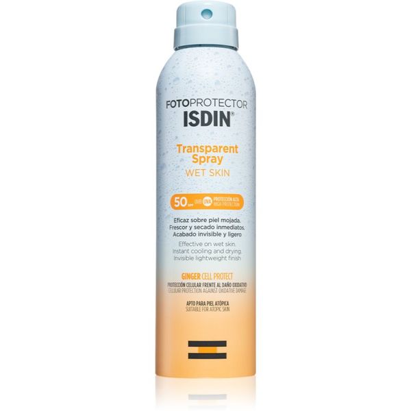 ISDIN ISDIN Transparent Spray Wet Skin pršilo za sončenje SPF 50 250 ml